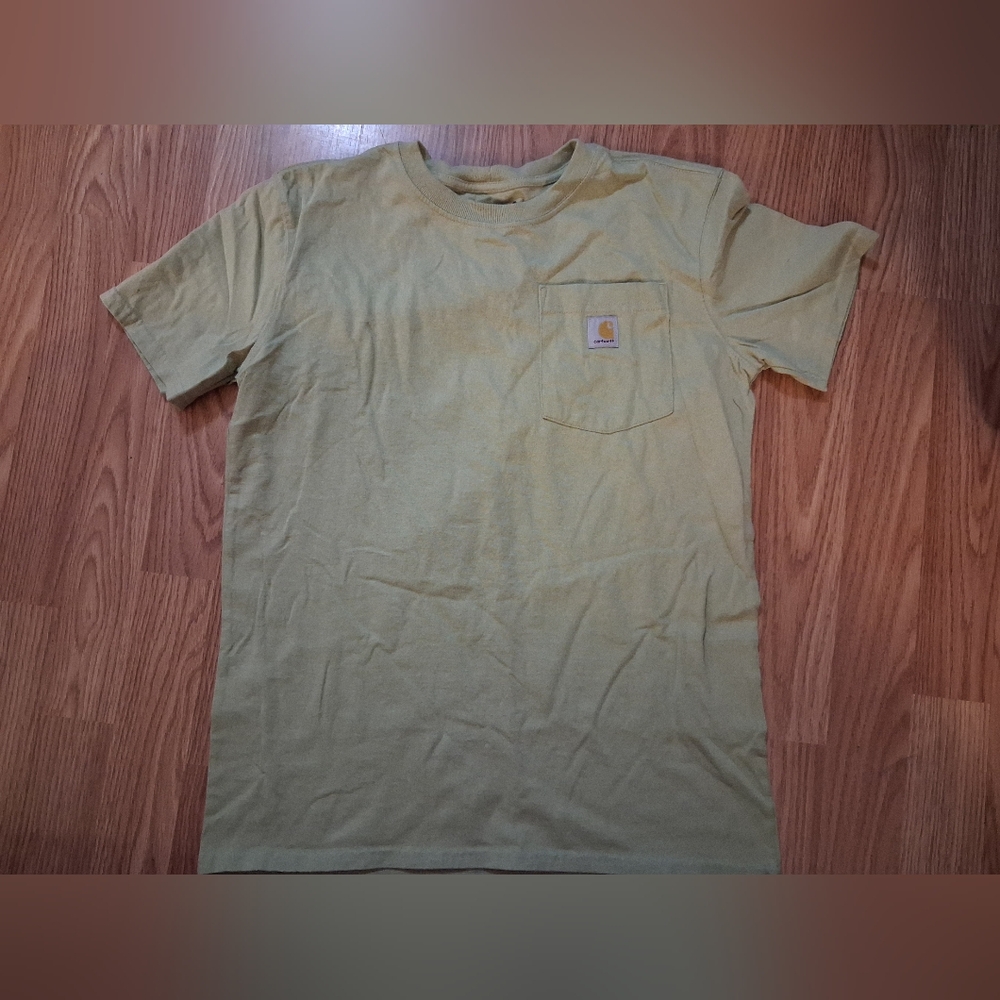 CARHARTT Loose Fit Tee.  Womens.  Size Small. Color: Green.